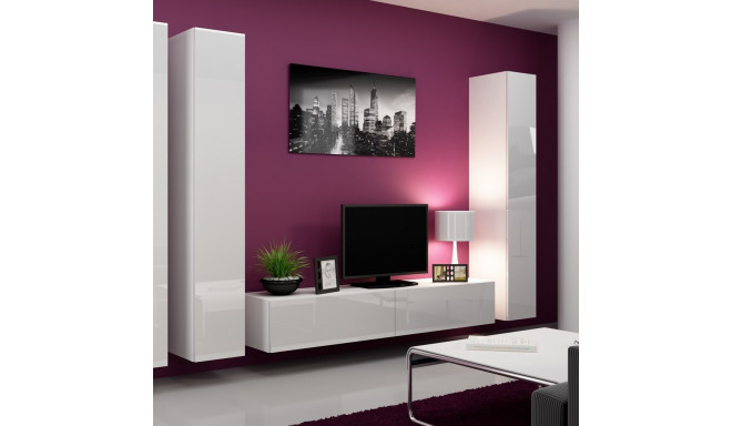 Cama elutoa kapikomplekt VIGO 1 valge/valge läikiv