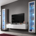 Cama Living room cabinet set VIGO SLANT 6 white/white gloss