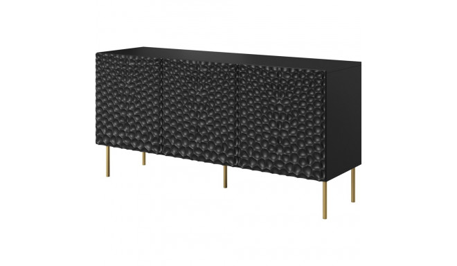 HOLE kummut 152x42.5x74.5 cm matt must
