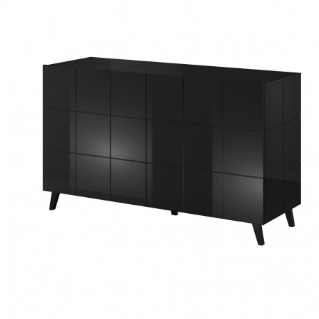 Cama kummut 2D REJA must läikiv/must läikiv