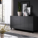 Cama sideboard 2D REJA graphite grey gloss/graphite grey gloss