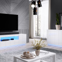 Cama sideboard 2D REJA white gloss/white gloss