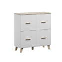 Cama sideboard LOTTA 110 4D white + sonoma oak Cama sideboard LOTTA 110 4D white + sonoma oak