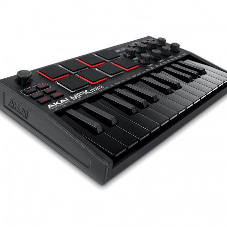 AKAI MPK Mini MK3 Control keyboard Pad controller MIDI USB Black