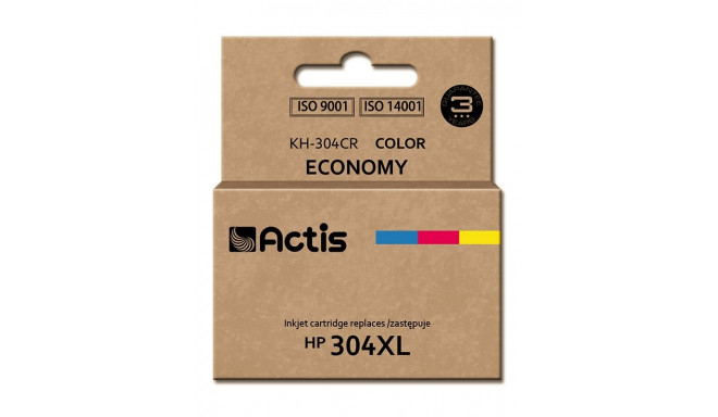 Actis KH-304CR tindikassett (asendus HP 304XL N9K07AE; premium; 18 ml; värviline)