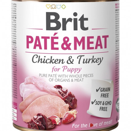 BRIT Paté & Meat kutsika - 800g