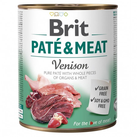 Brit paté & meat hirvelihaga - 800 g