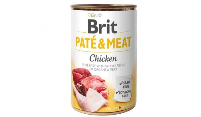 BRIT Paté & Meat with Chicken - wet dog food - 400g