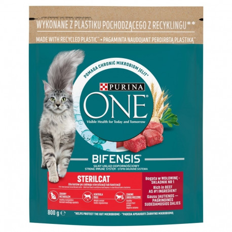 PURINA One Bifensis Sterilcat veiselihaga kuiv kassitoit 800 g