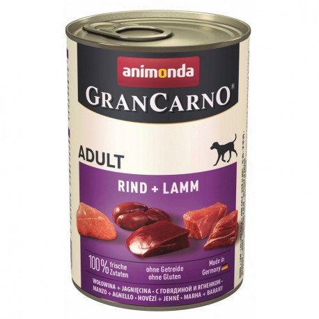 ANIMONDA GranCarno Adult veiseliha ja lambaliha märg koeratoit 400 g