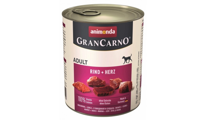 ANIMONDA GranCarno Adult Beef and hearts - Wet dog food - 800 g