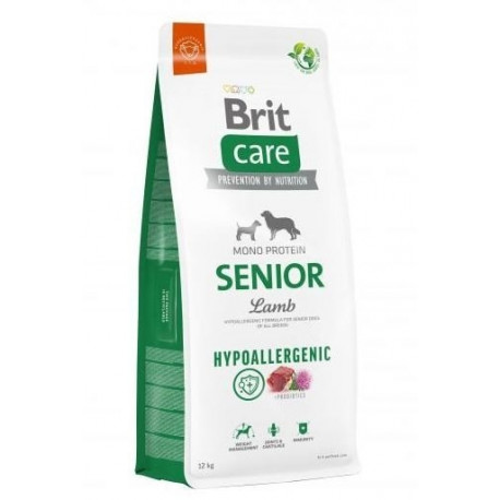 BRIT Care hüpoallergeenne senior lambaliha ja riis kuiv koeratoit 12 kg