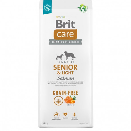 BRIT Care Senior&Light lõhe kuiv koeratoit 12 kg
