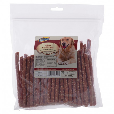 HILTON Duck rice stick - dog chew - 500g