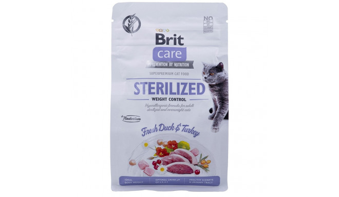 BRIT Care Grain-Free Sterilized Weight Control  - dry cat food - 400 g