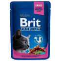 BRIT Cat Pouches Family Plate - wet cat food - 12 x 100g