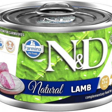 FARMINA N&D Cat Natural lamb märg kassitoit 140 g