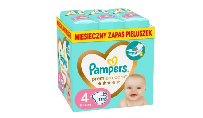 Pampers Premium Monthly Box Size 4, 8-14kg 174pcs