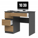 Desk MIJAS LEFT 98x51x76 cm Anthracite/Artisan