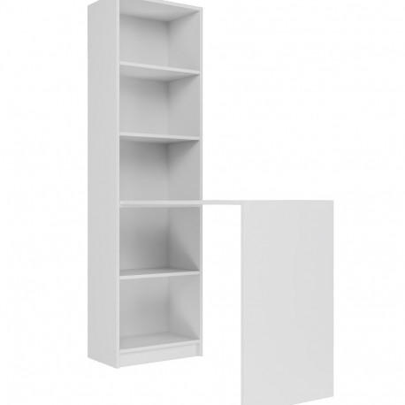Topeshop R50 BIEL Z BIURKIEM arvutilaud Valge
