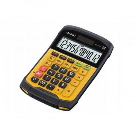 CASIO CALCULATOR OFFICE WATERPROOF WM-320MT-S, 12-digit display. Removable keyboard, 108.5x168.5, Wa