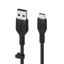 Belkin BOOST↑CHARGE Flex USB cable 1 m USB 2.0 USB A USB C Black