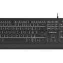 KRUX ERGO LINE wired black US keyboard