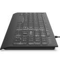 KRUX ERGO LINE wired black US keyboard