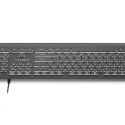KRUX ERGO LINE wired black US keyboard