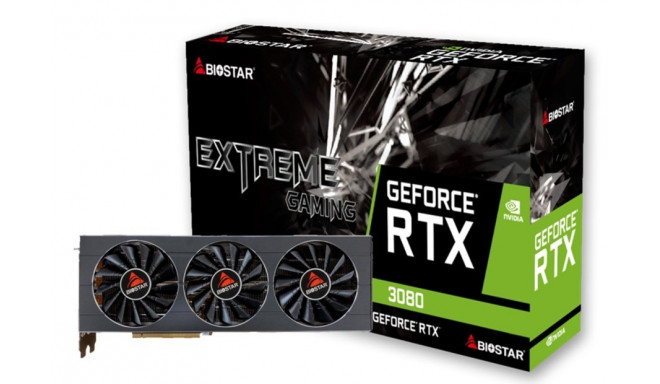Biostar videokaart VN3806RMT3 NVIDIA GeForce RTX 3080 10GB GDDR6X