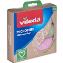 Vileda cleaning cloth Microfibre 100% Recycled 3pcs