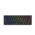 SAVIO Mechanical Keyboard BLACKOUT Blue (Outemu Blue), black