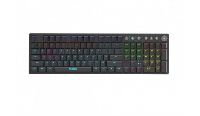 iBox AURORA K-6 klaviatuur universaalne RF juhtmevaba + Bluetooth QWERTY inglise must