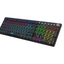 iBox AURORA K-6 keyboard RF Wireless + Bluetooth QWERTY English Black