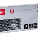 Activejet Wireless keyboard K-3803SW, battery-powered 1x 1.5V AAA BLACK