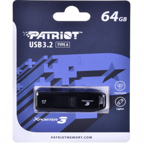 PARTIOT FLASHDRIVE Xporter 3 64GB Type A USB 3.2 mälupulk