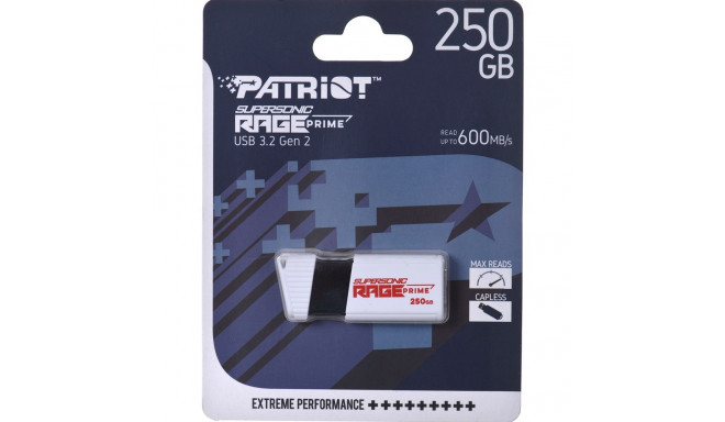 Patriot Rage Prime 600 MB/s 256 GB USB 3.2 8K IOPS