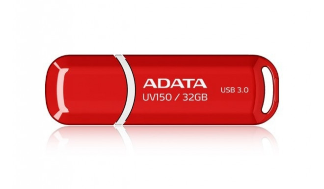 ADATA 32GB DashDrive UV150 USB mälupulk USB Type-A 3.2 Gen 1 (3.1 Gen 1) punane
