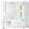 Logic computer case Portos ARGB Mini USB 3.0, white
