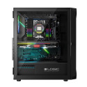 Logic arvutikorpus Portos ARGB Midi USB 3.0, must