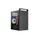 Aerocool arvutikorpus PGS CS-109-G-BK-v1 FRGB, must