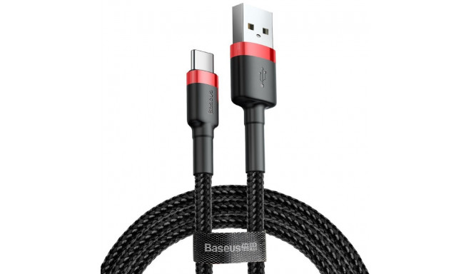 Baseus Cafule USB cable 2 m USB A USB C Black, Red