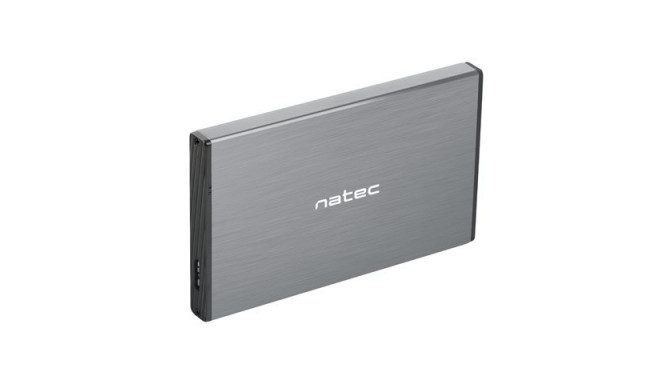 NATEC HDD ENCLOSURE RHINO GO (USB 3.0, 2.5", GREY)