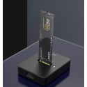 Gembird DD-U3M2 Desktop USB Type-C M.2 SATA & NVME SSD drive docking station, black