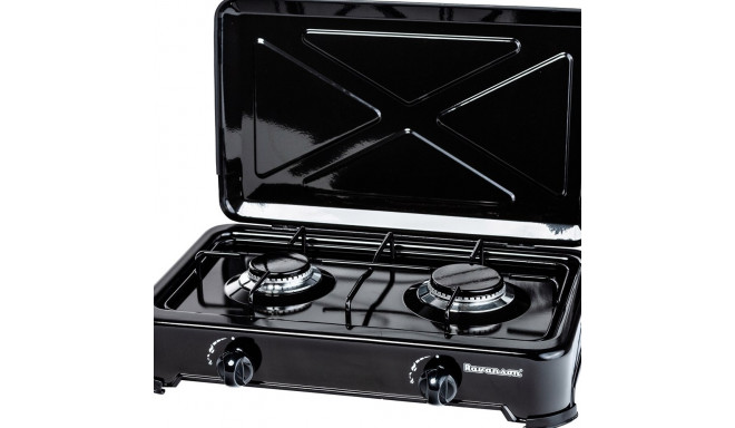 Countertop Hob Gas Ravanson K-02TB [black; 2 zone(s)]