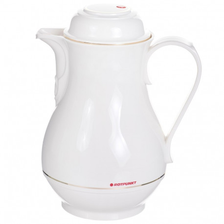 ROTPUNKT 330 IVORY Jug Thermos 1 l Glass insert Ecru