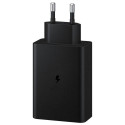 Samsung Travel Charger Quick Charger C+C+U, QC 3.0, PD 3.0, 65W, Black EU (EP-T6530NBEGEU)