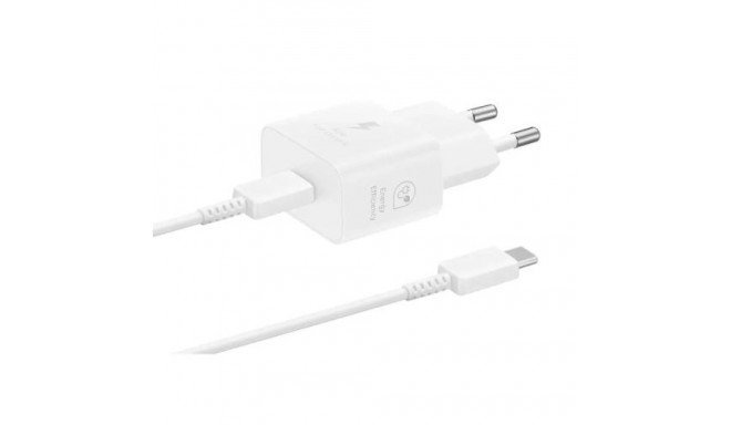 Samsung Travel Charger 25W EP-T2510X PD 3.0 with Type-C to Type-C cable (1m) White EU (EP-T2510XWEGE