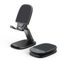 Joyroom Foldable Holder Stand for Phones and Tablets, with Adjustable Height, 4-12.9 inch, Black (JR