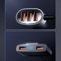 Joyroom Car Charger 5-in-1, U+U+U+U+U 31W, Black (JR-CL03)